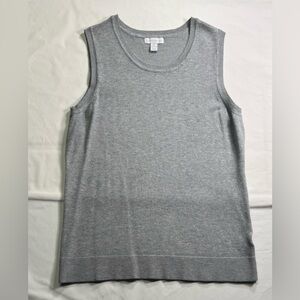 Charter Club Gray Sleeveless Women's Top.

Size M.
Used